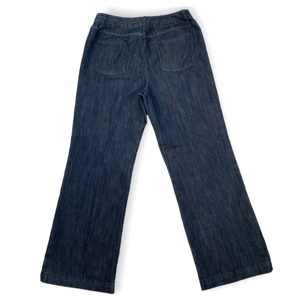 CHICO’S Platinum Denim 2 Melissa RG Trouser wide leg jeans - Picture 2 of 16